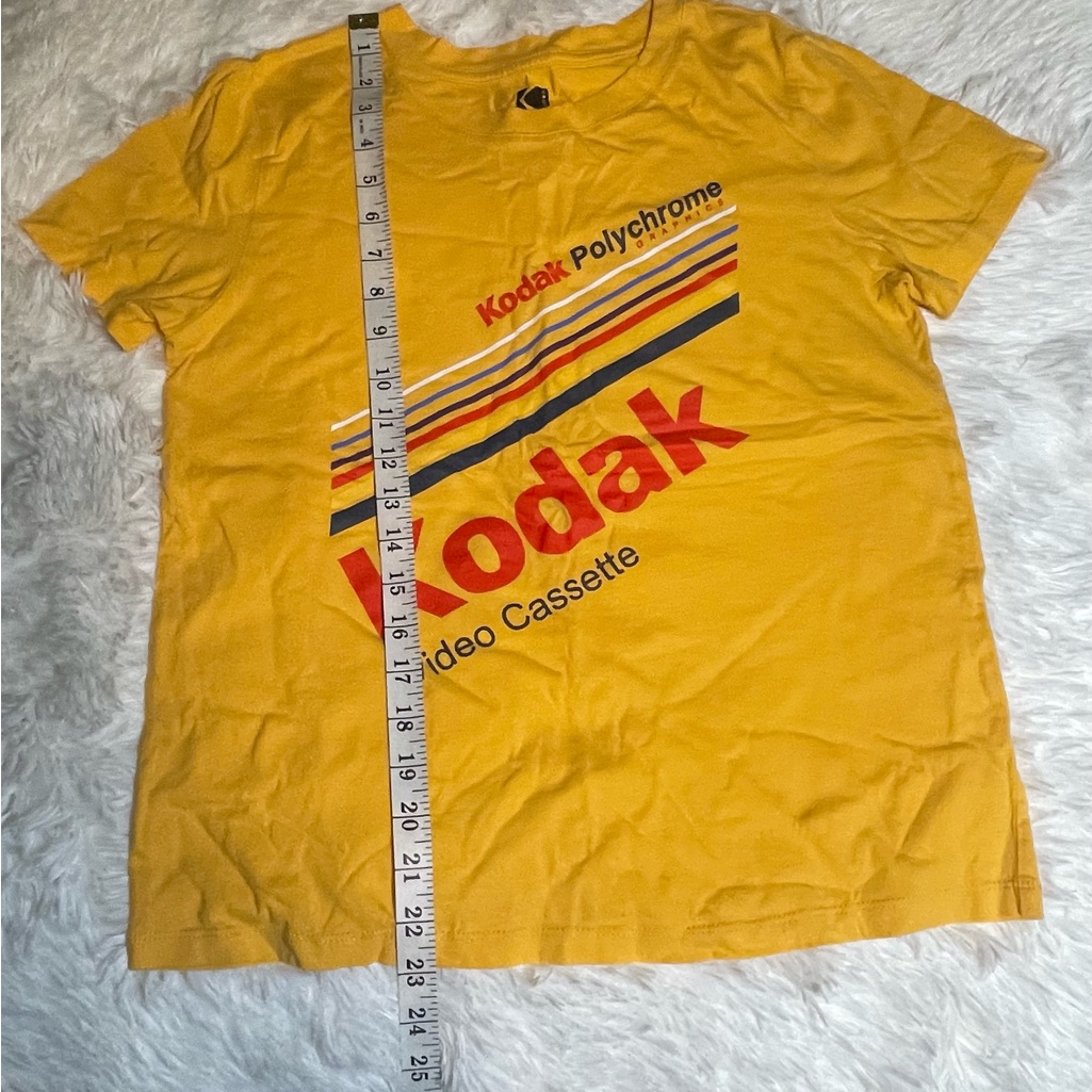 Kodak Polychrome Kodak Video Cassette Vintage Yellow Size L